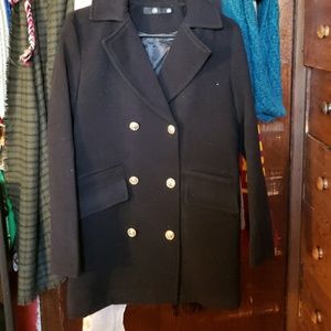 MISSGUIDED Military style Pea coat